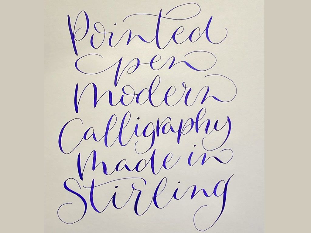 Pointed Pen Modern Calligraphy Workshop