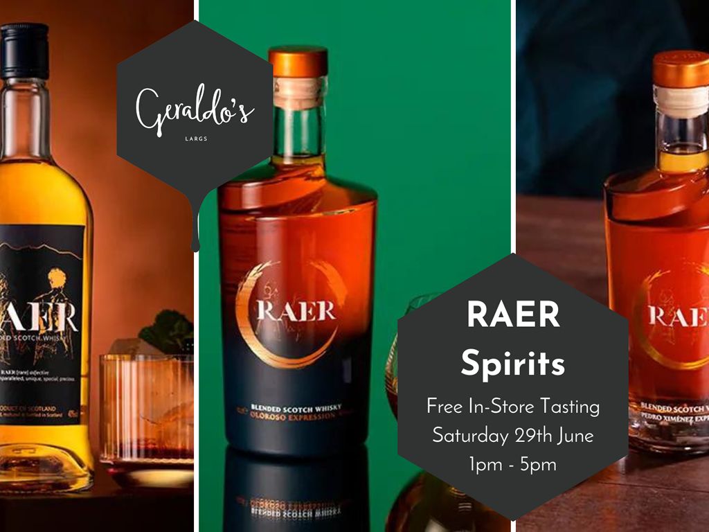 FREE RAER Whisky In-Store Tasting