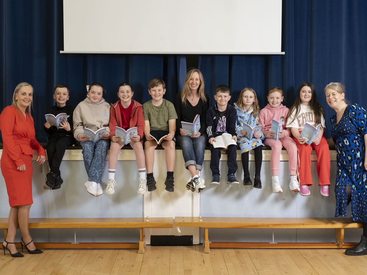 Lanarkshire pupils celebrate World Book Day with visit from award winning author Angela Proctor