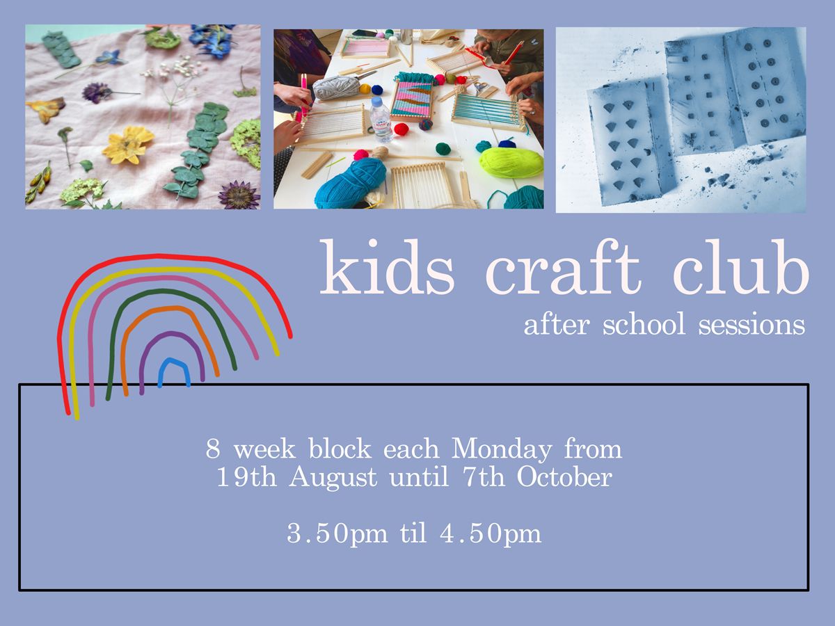 Monday After School Sessions: Kids Craft Club