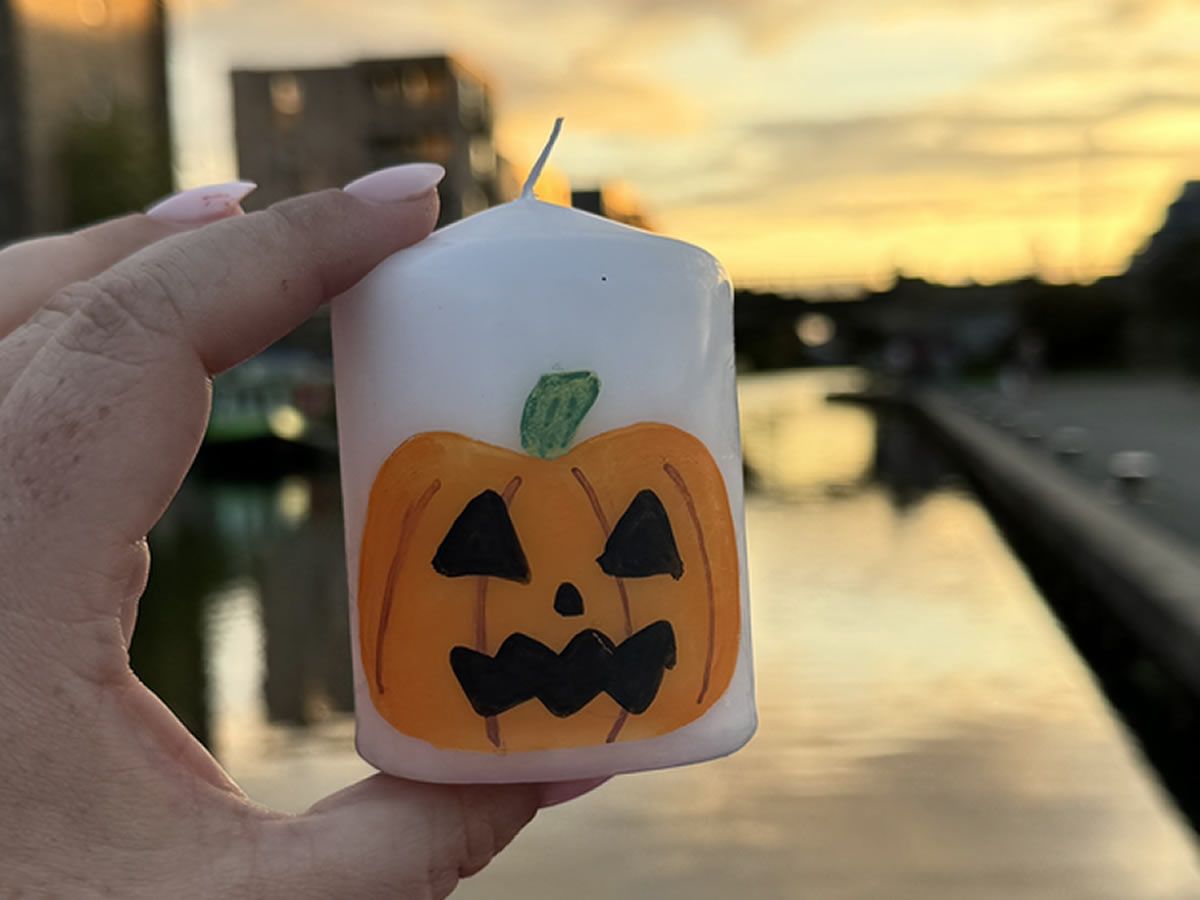 Halloween Candle Painting Boat Trip