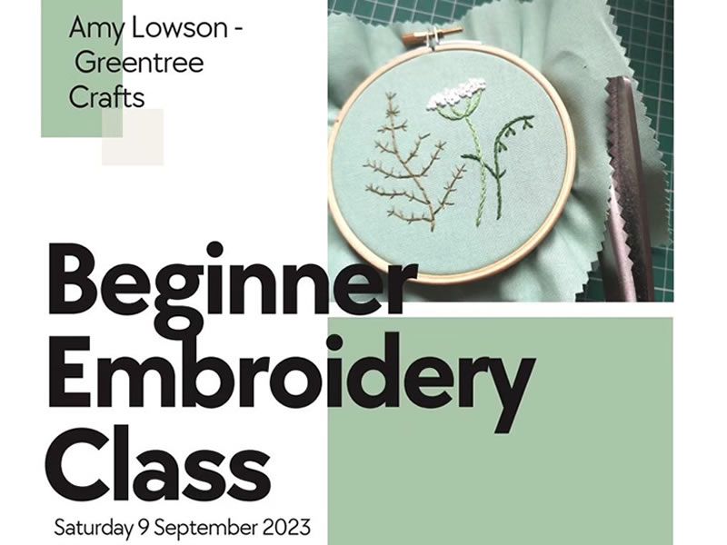 Beginners Hand Embroidery Class