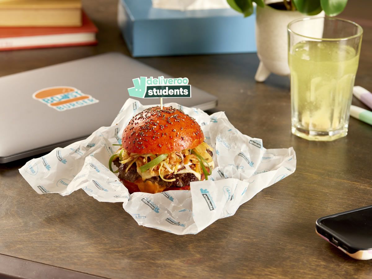 Deliveroo launched 99p Boost Burger for university students in Edinburgh