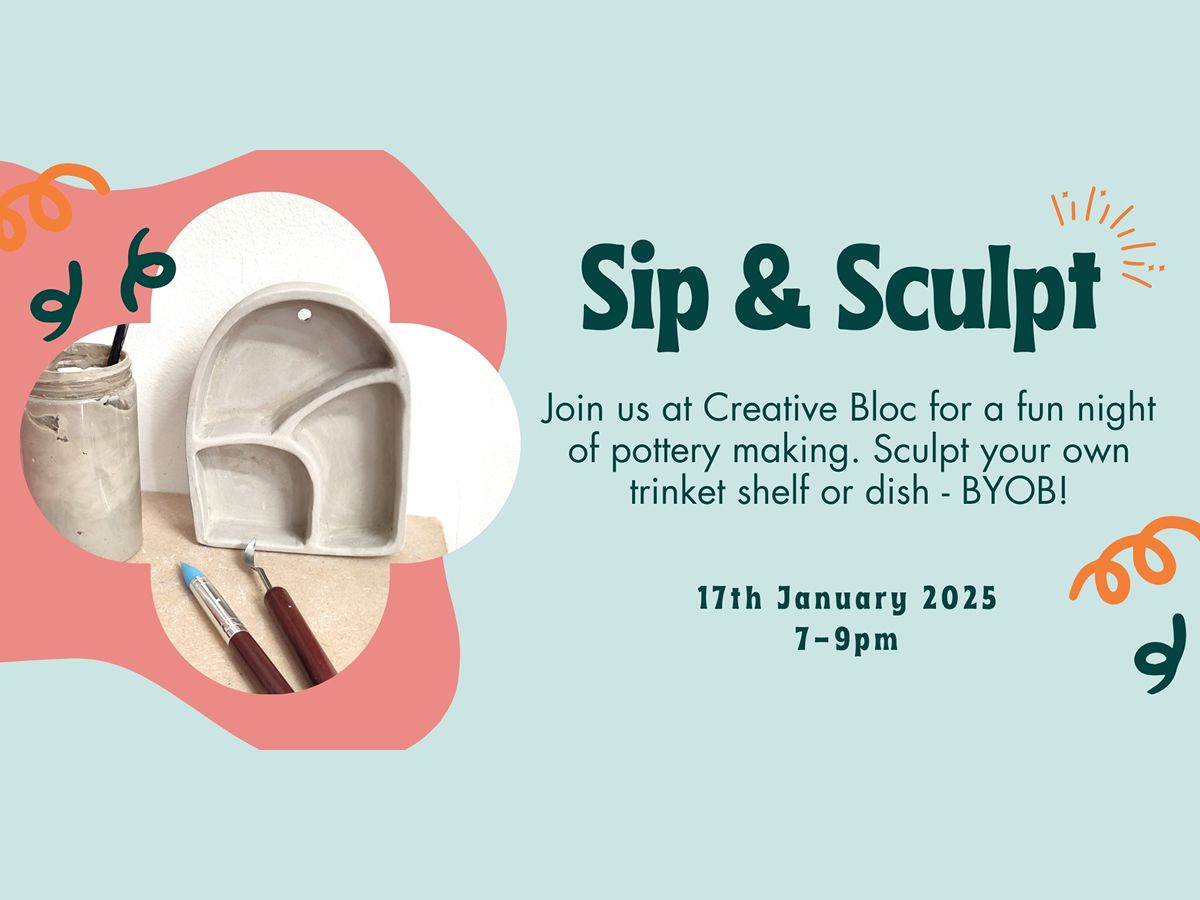 Sip & Sculpt: Ceramic Trinket Dish Workshop