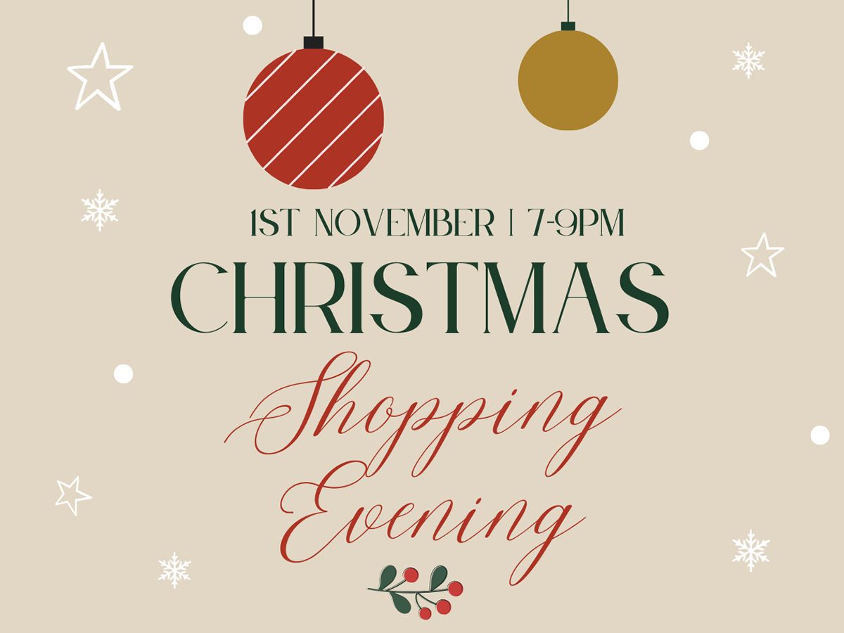 Christmas Shopping Evening at The Ginger Cat Bookshop and Tryptych Studios