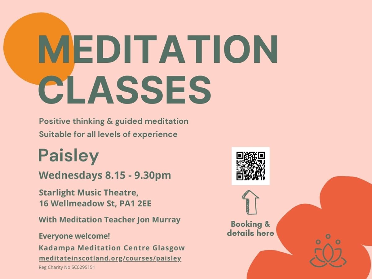 Meditation Classes in Paisley