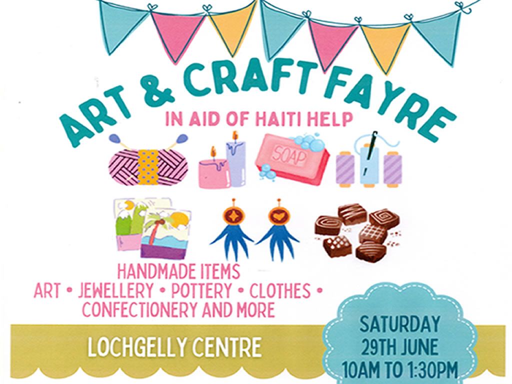 Art and Craft Fayre in aid of Haiti Help