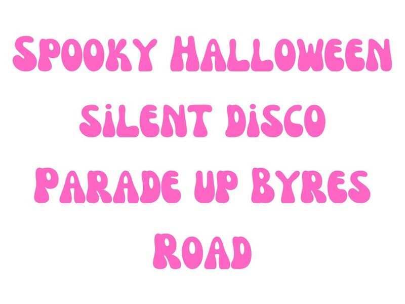 Spooky Halloween Silent Disco Parade up Byres Road with Ya Dancer Crew