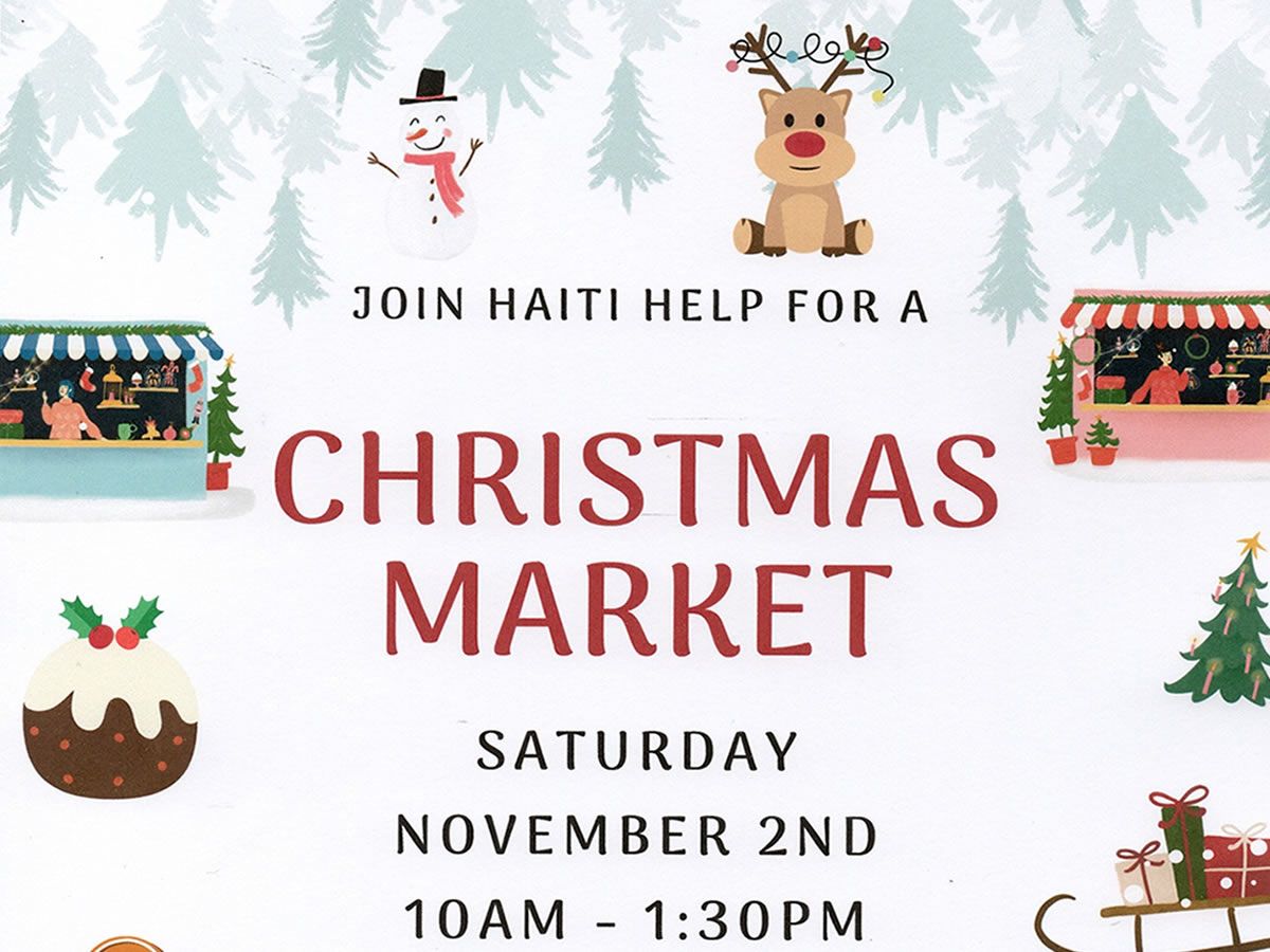 Christmas Market in aid of Haiti Help