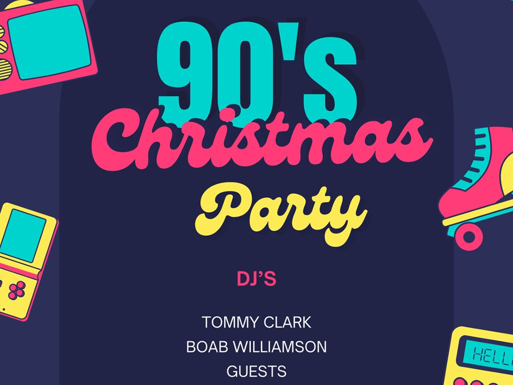 Back to the 90’s Christmas Party