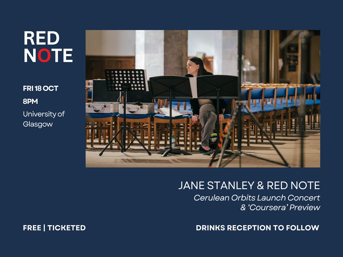 Jane Stanley ‘Cerulean Orbits’ CD Launch & ‘Coursera’ Preview