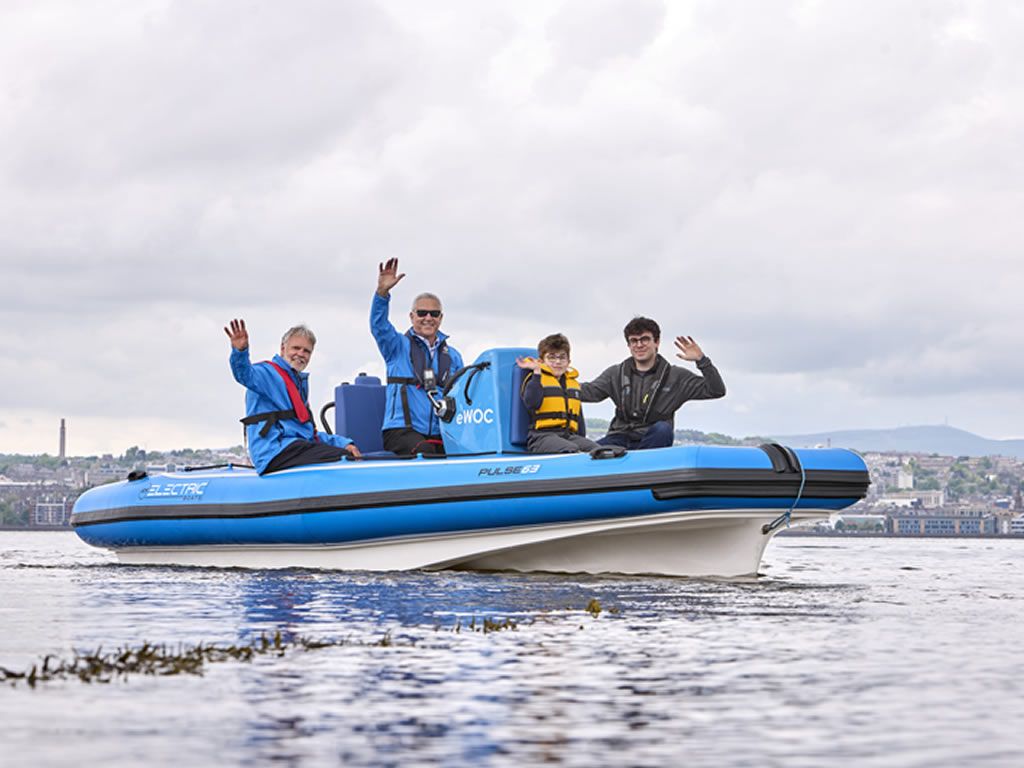 UK First for Wormit Boating Club as it takes delivery of Electric Safety Vessel