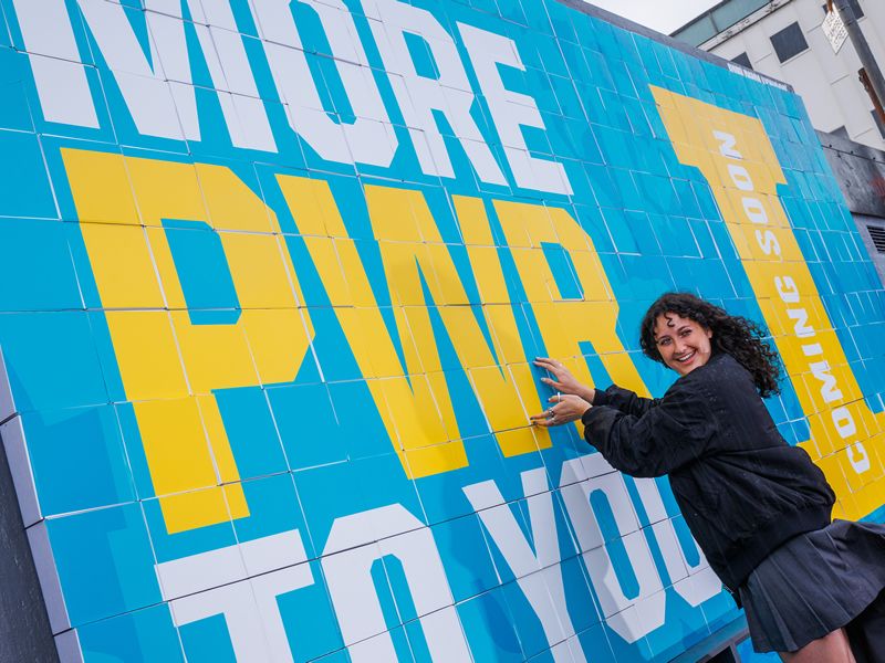 Drinkable billboard pops up in Glasgow