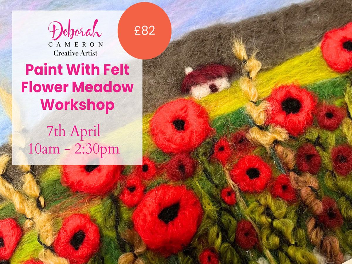 Paint With Felt - Flower Meadow Workshop