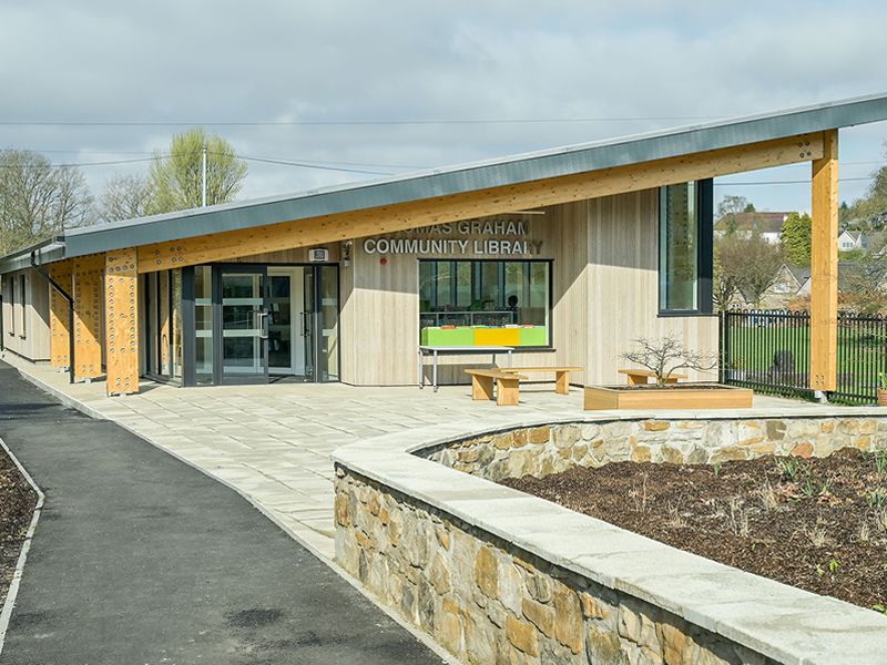 Strathblane celebrates opening of pioneering new 1 million pound library