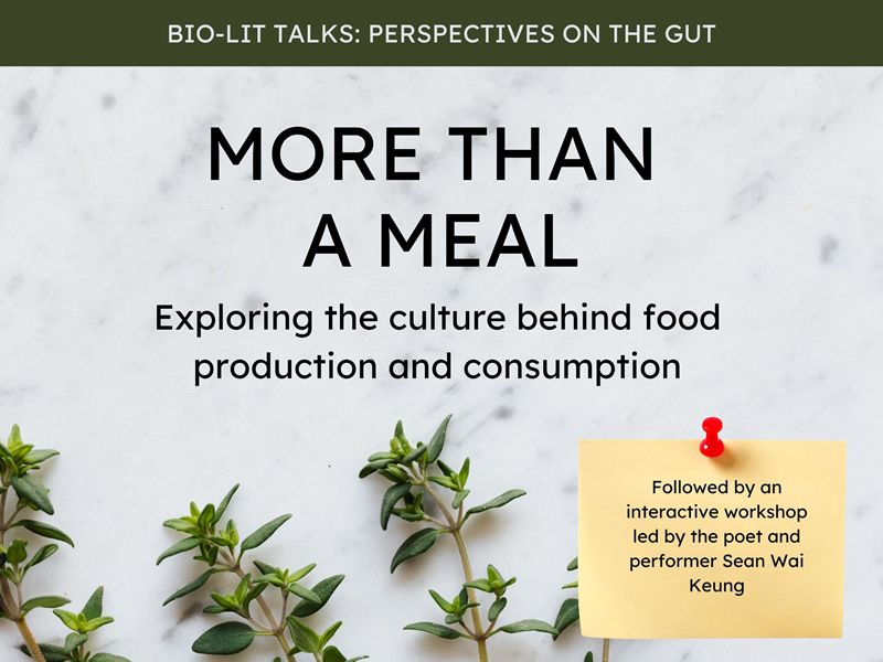 More than a Meal: Exploring the culture behind food production and consumption