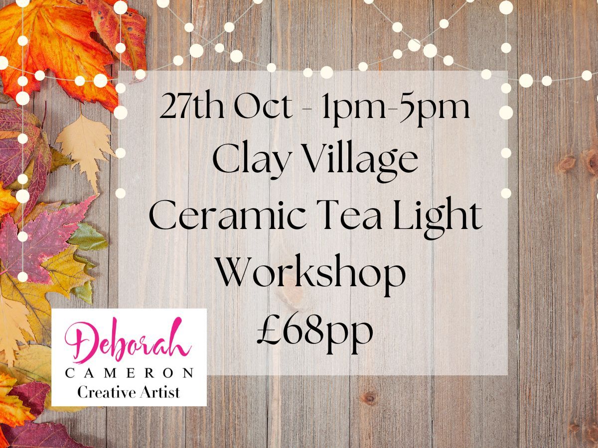 Clay Village Ceramic Tea Light House Workshop