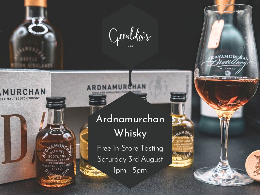 FREE Ardnamurchan Whisky Tasting