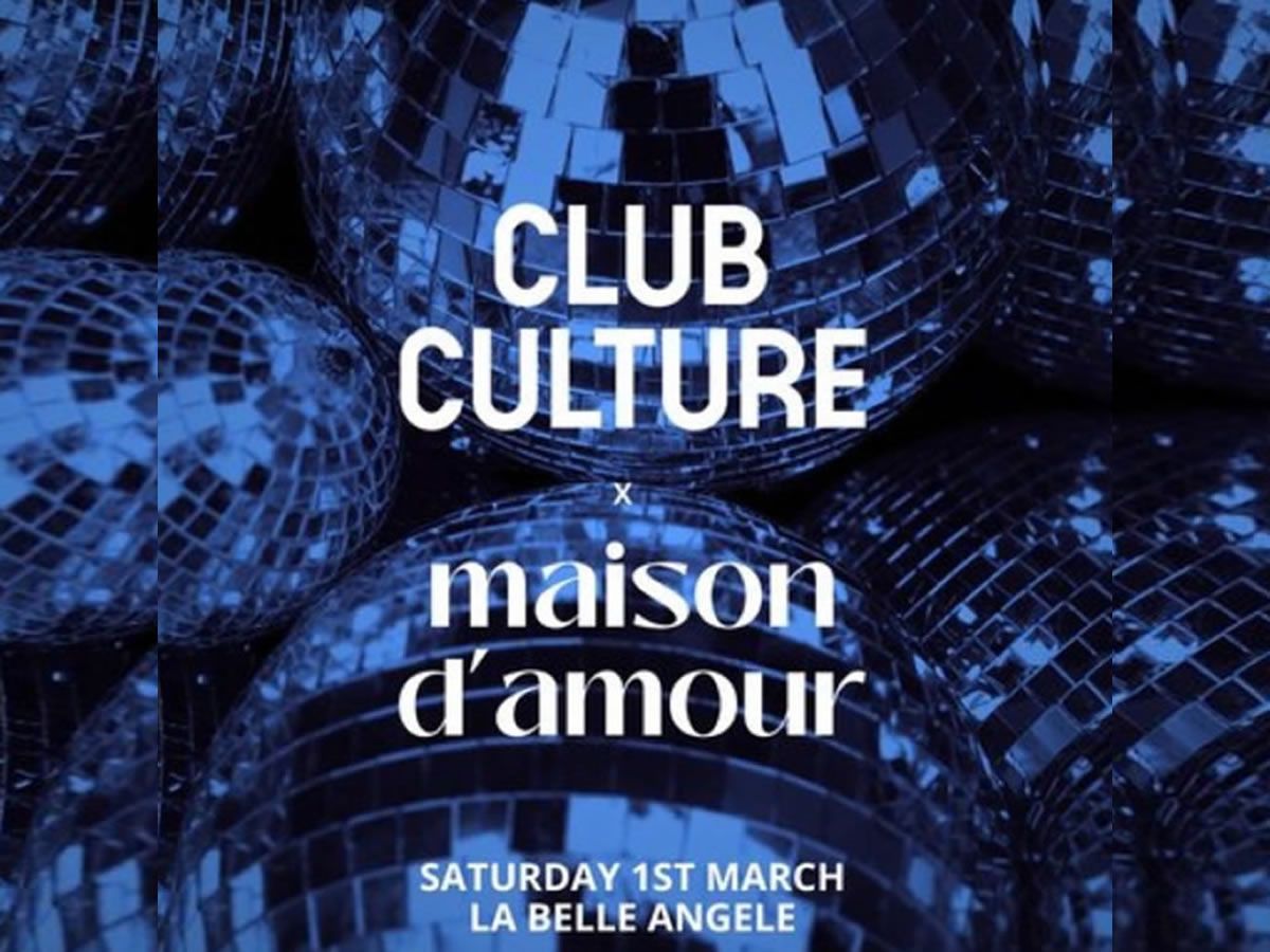 Club Culture x Maison Damour