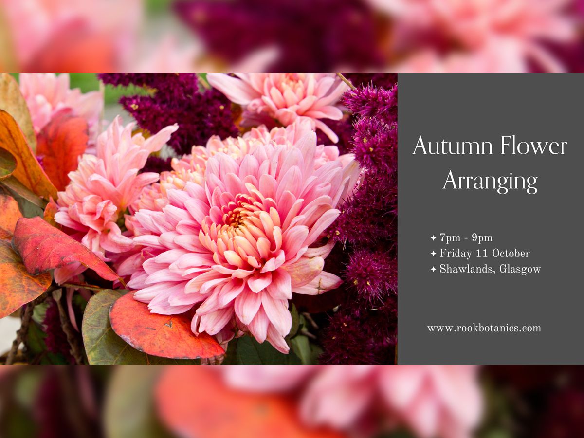 Autumn Flower Arranging