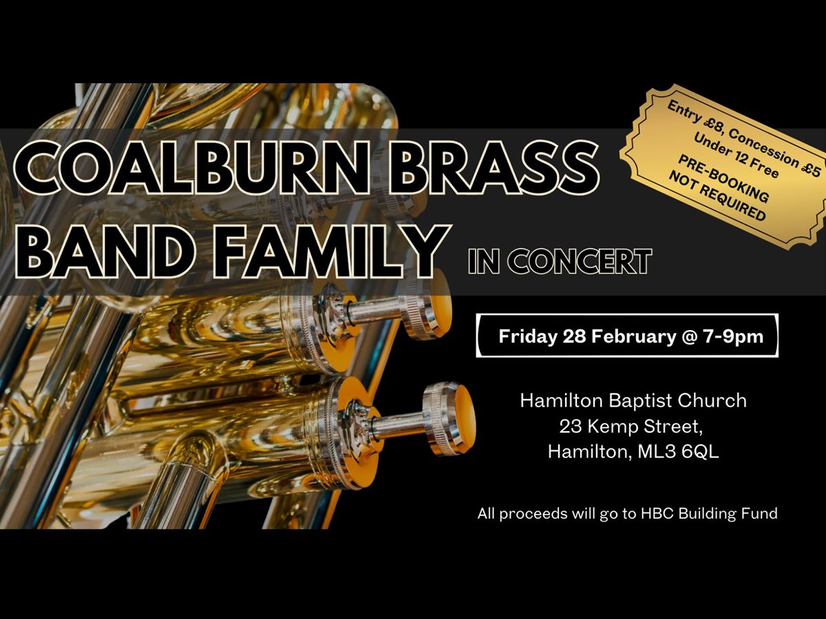 Coalburn Brass Band Family in Concert