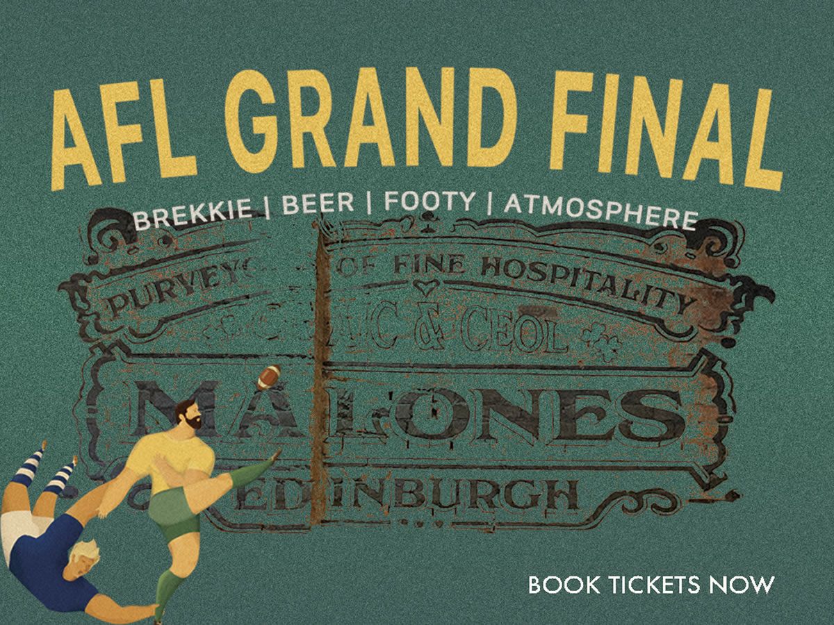 AFL Grand Final Fanzone at Malones Edinburgh