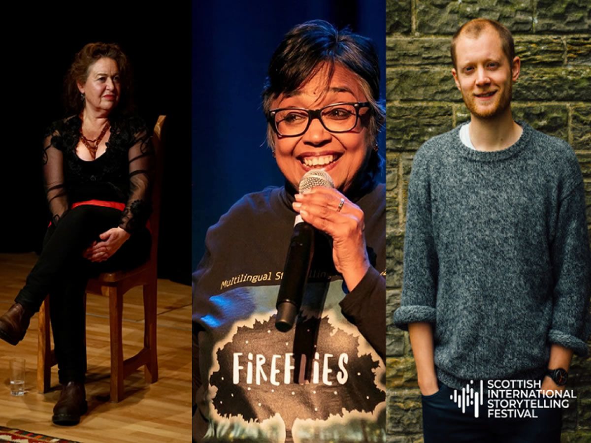 Scottish International Storytelling Festival: Open Hearth with Marion Kenny, Jeeva Raghunath & Daniel Serridge