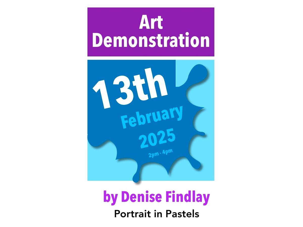 Art Demonstration By Denise Findlay: Portrait in Pastels