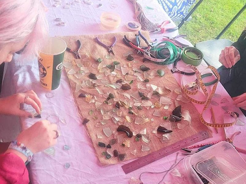 Sea Glass Jewellery workshop