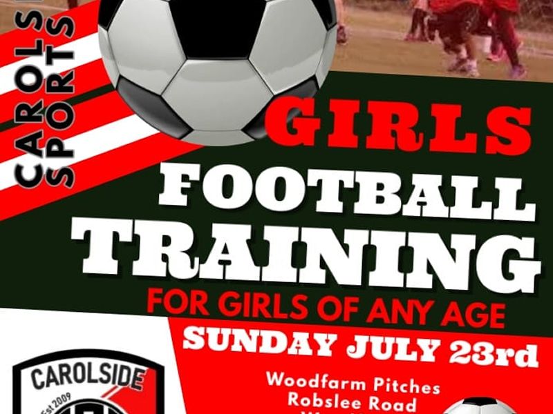 Carolside Girls Free Training Session