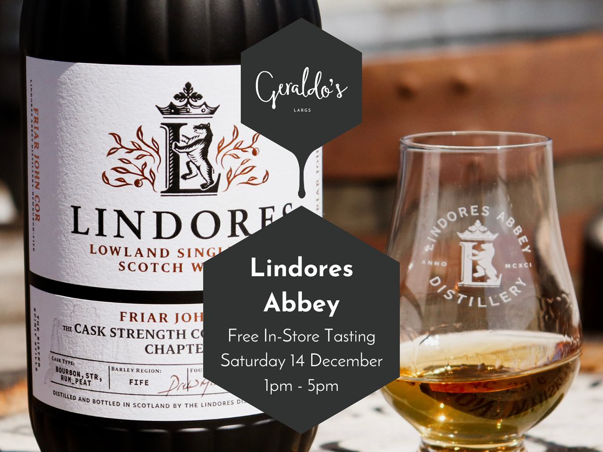 FREE Lindores Abbey Whisky In-Store Tasting