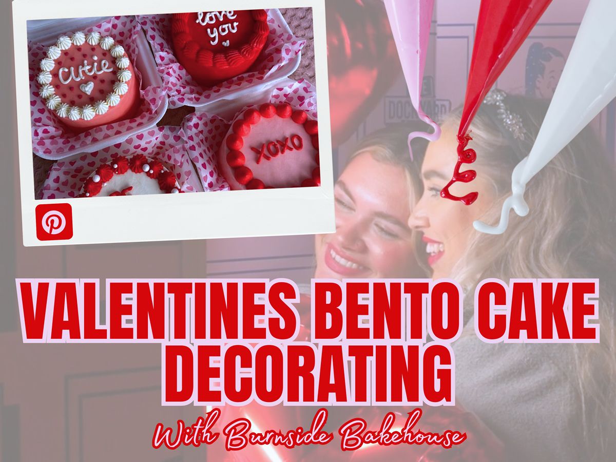 Galentine’s Bento Cake Decorating