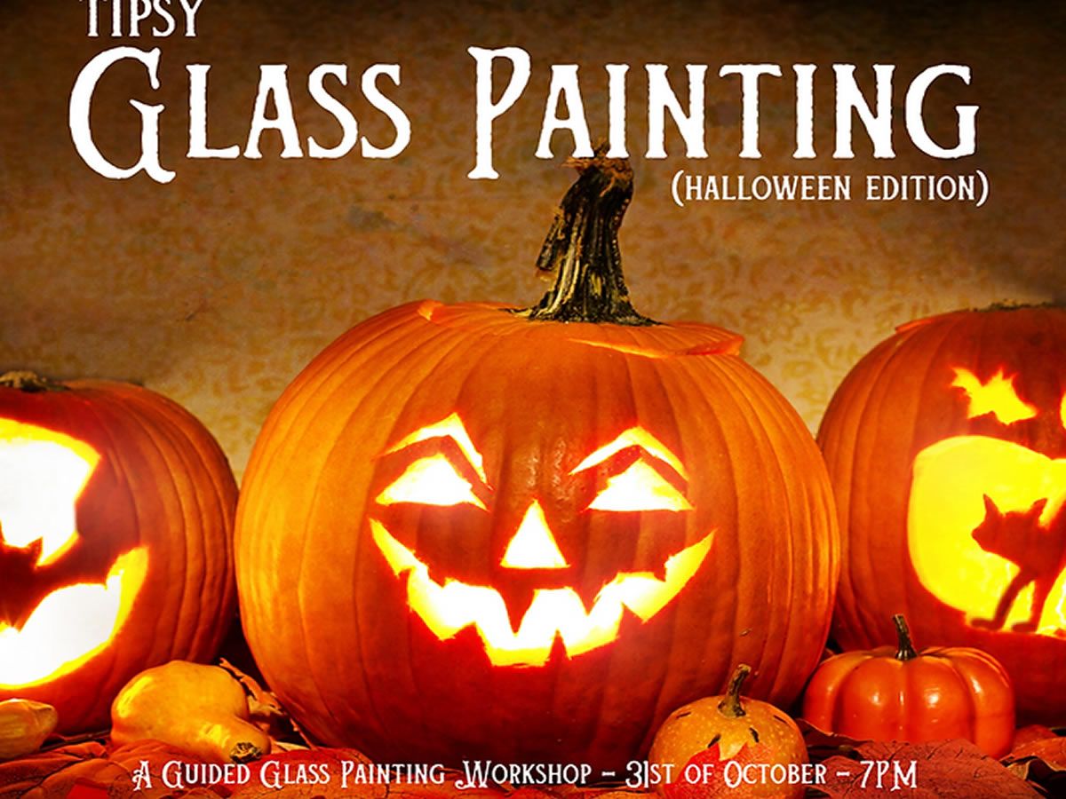 Halloween Glass Painting