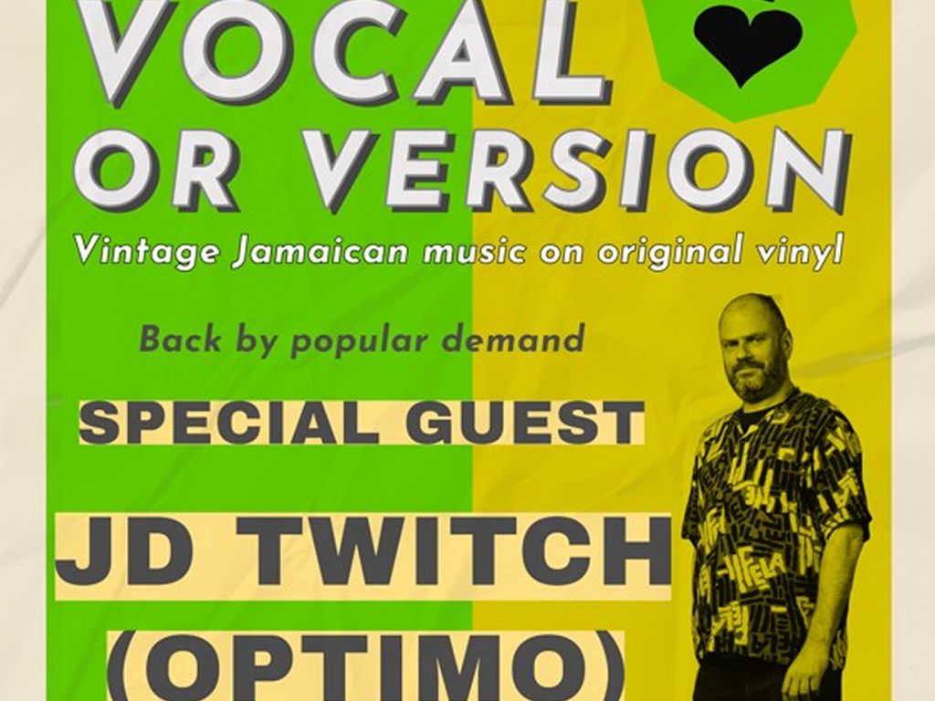 Vocal or Version Reggae Sance: JD TWITCH (OPTIMO)