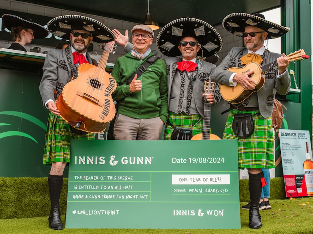 Edinburgh Fringe Festival goer scoops Innis & Gunn Golden Ticket