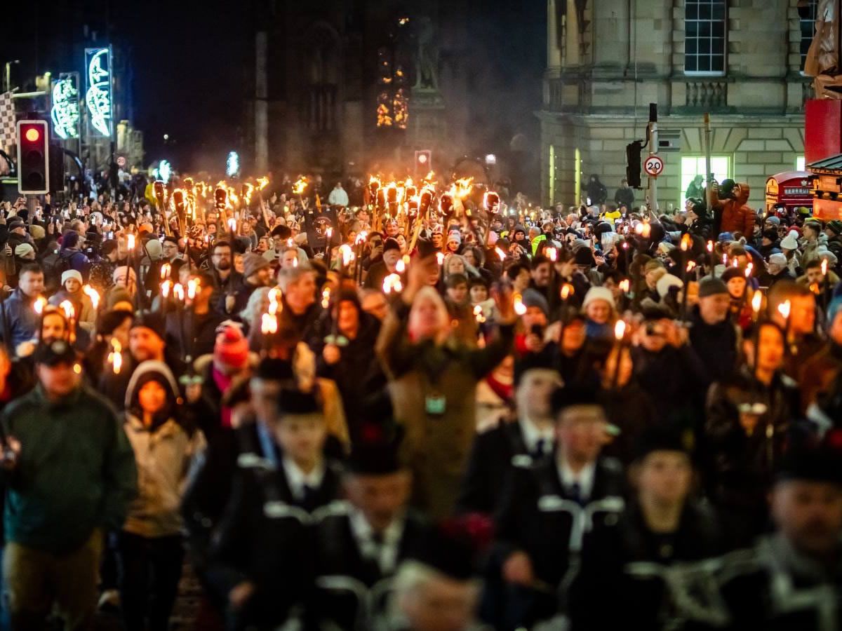 Edinburgh’s Hogmanay Torchlight Procession