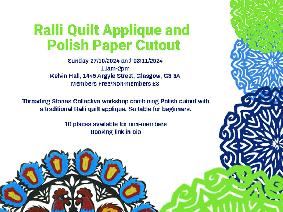 Ralli Quilt Applique and Polish Paper Cutout