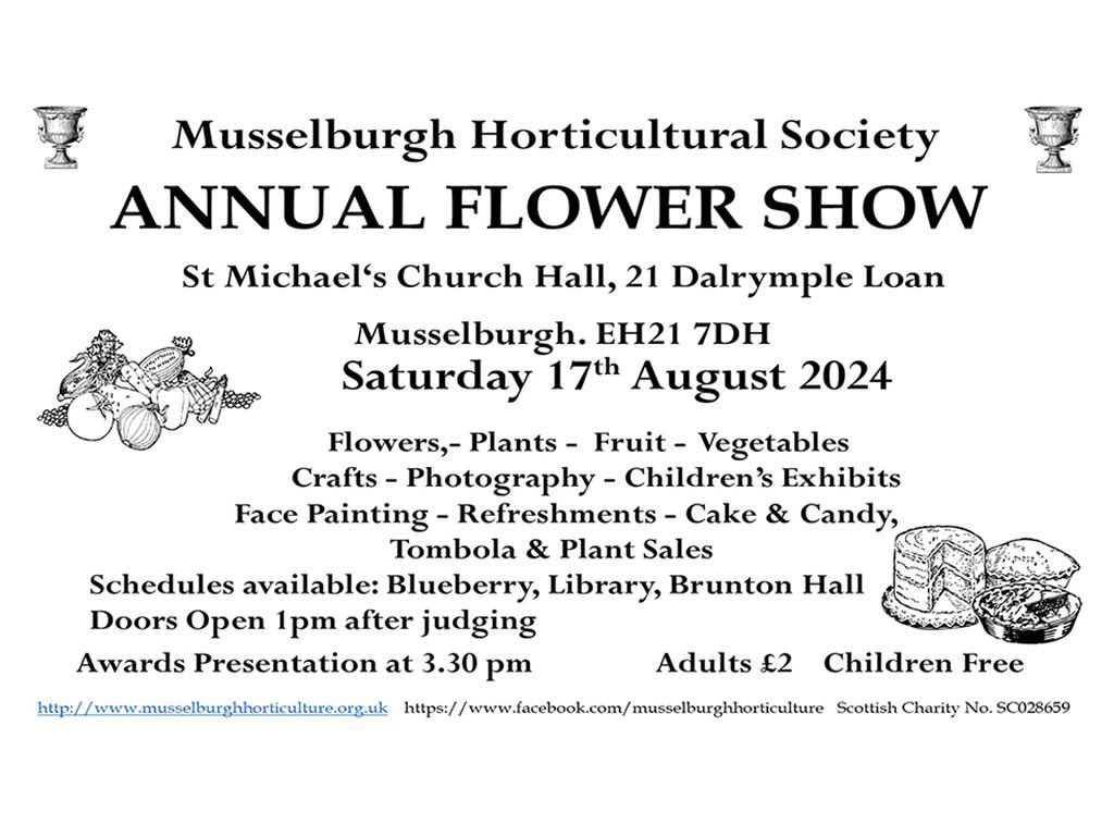 Musselburgh Horticultural Society Annual Flower & Craft Show