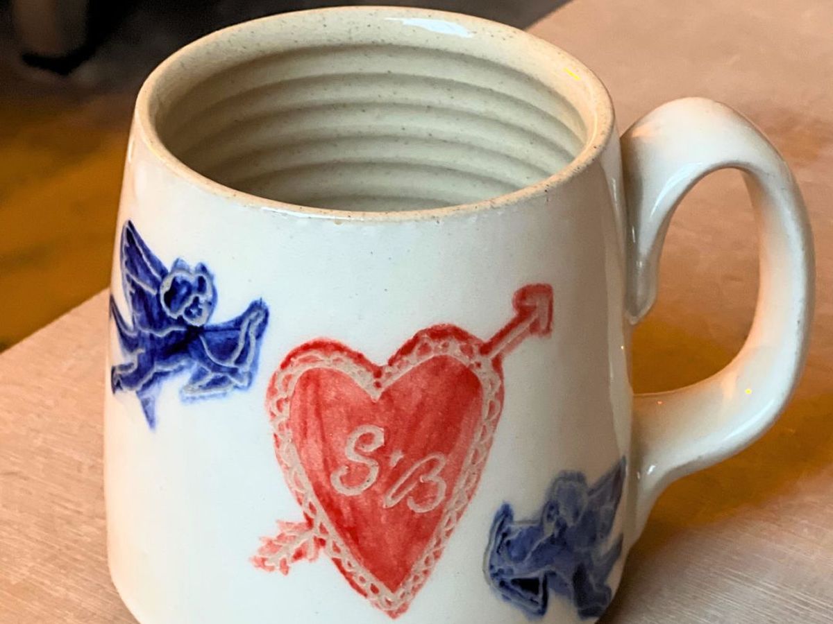 Scratch & Sip: Valentine’s BYOB Handbuilding Workshop - Sqraffito Mug Workshop