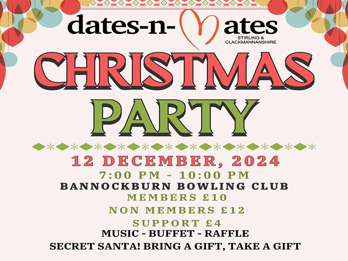 Dates-n-Mates Stirling & Clackmannanshire Christmas Party