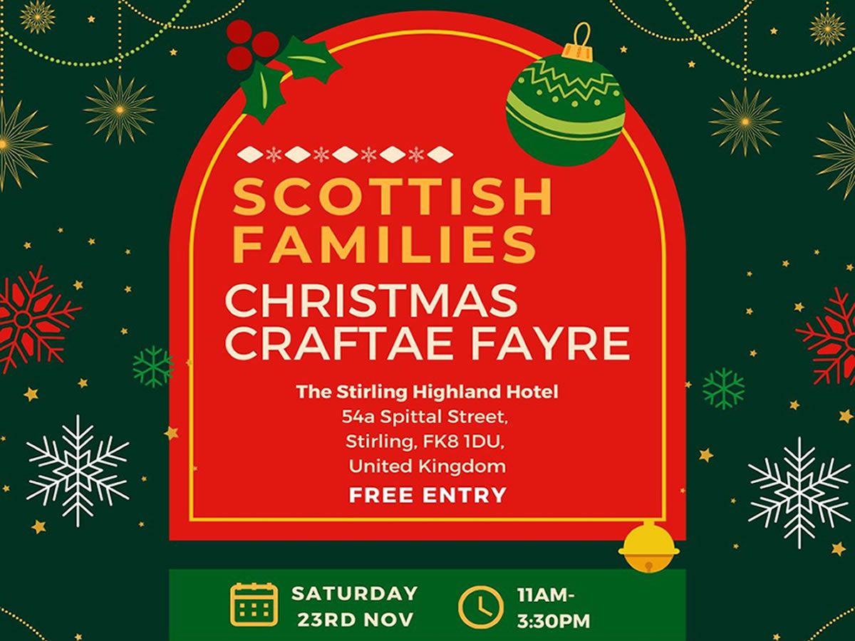 Scottish Families Christmas Craftae Fayre