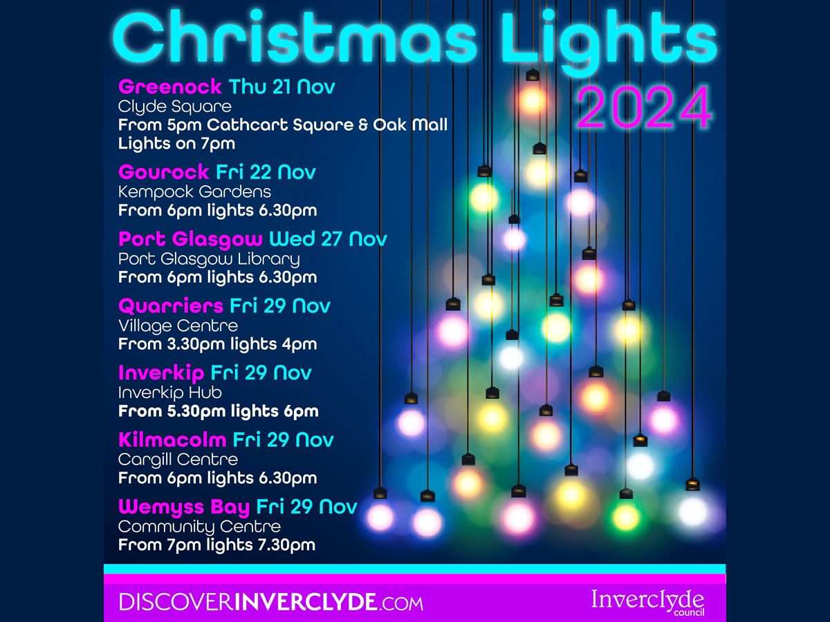 Inverclyde Christmas Light Switch On Events