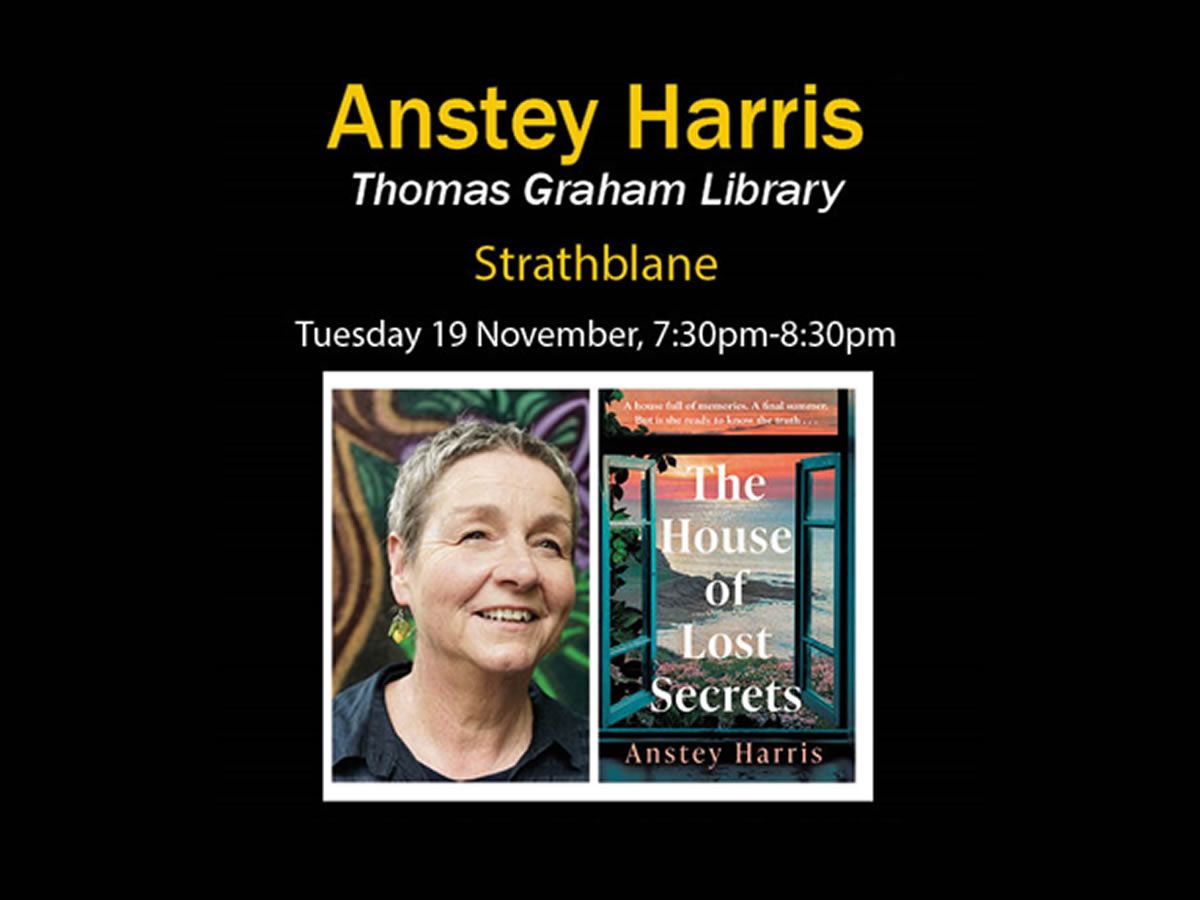 Author Talk Q&A: Anstey Harris: The House of Lost Secrets