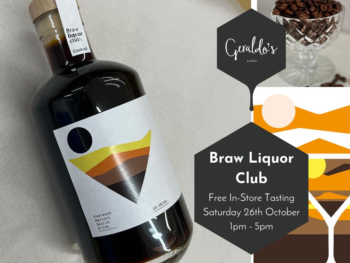 FREE Braw Liquor Club Cocktails In-Store Tasting