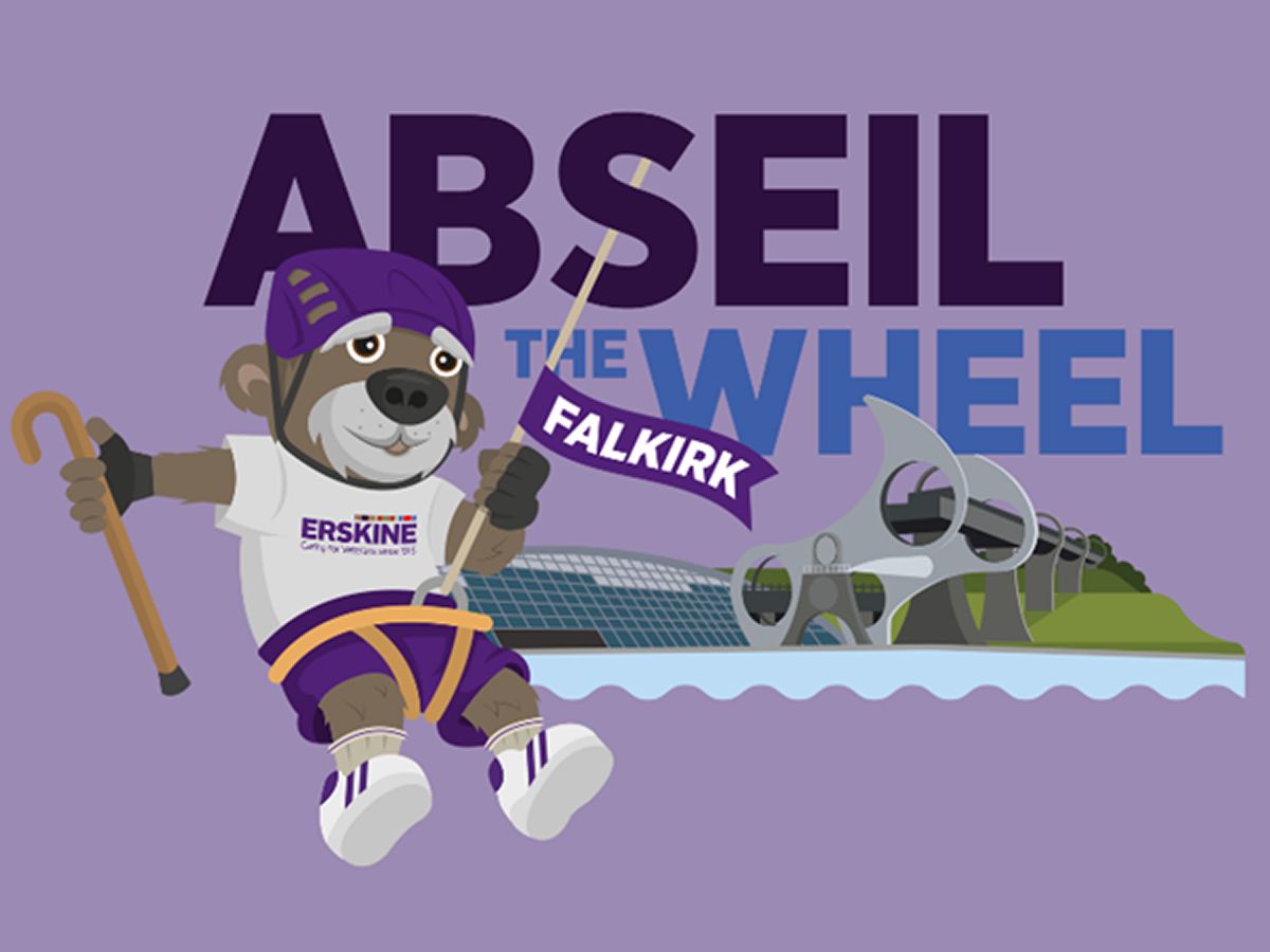 Falkirk Wheel Abseil For Erskine Veterans Charity