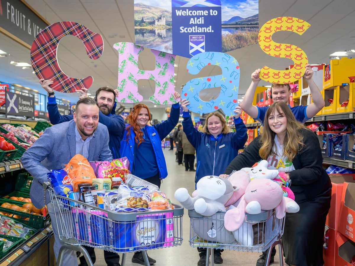 Aldi Scotland Announces CHAS as the Official Charity Partner for its 2025 Supermarket Sweep