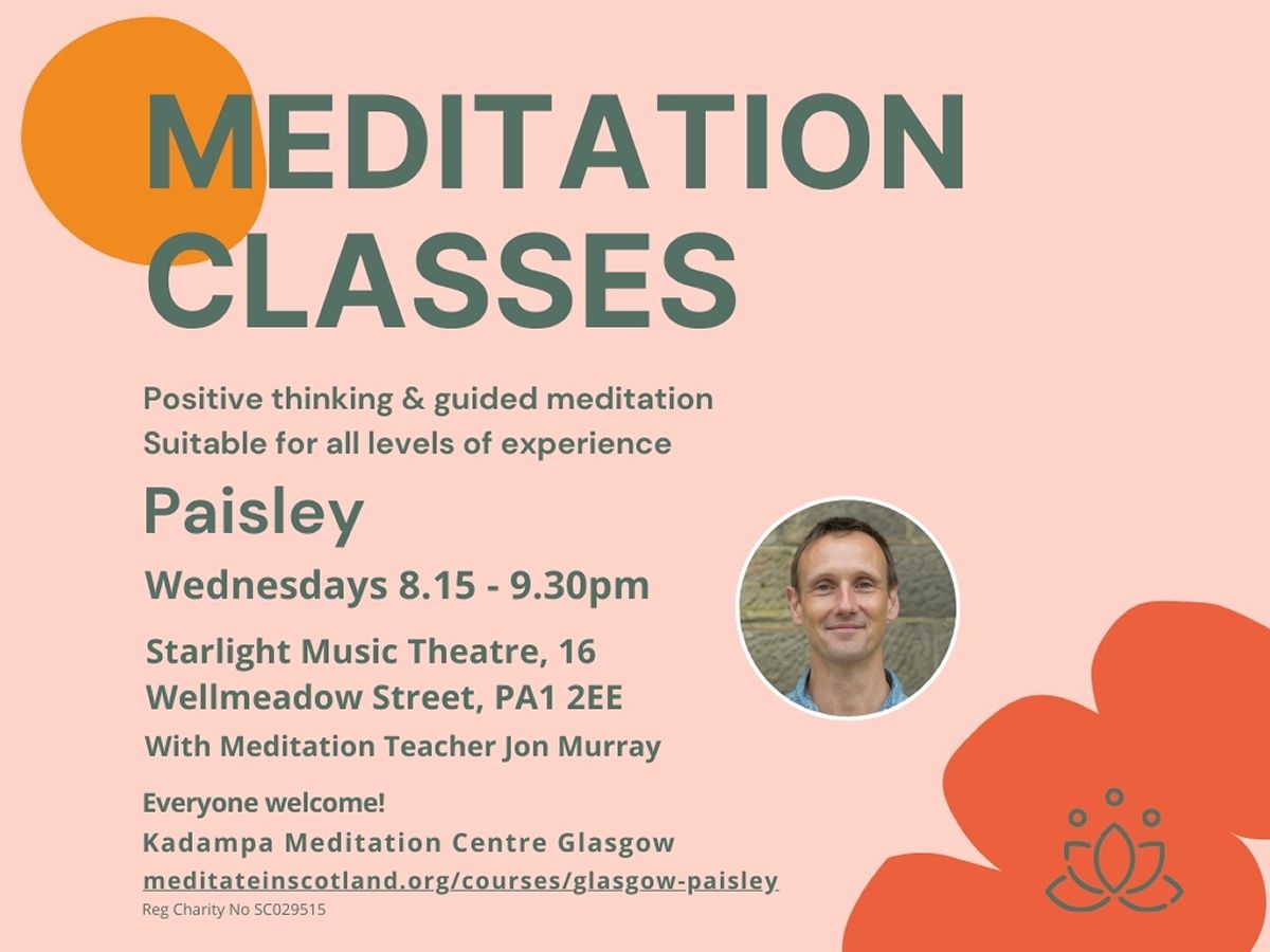 Meditation Classes in Paisley