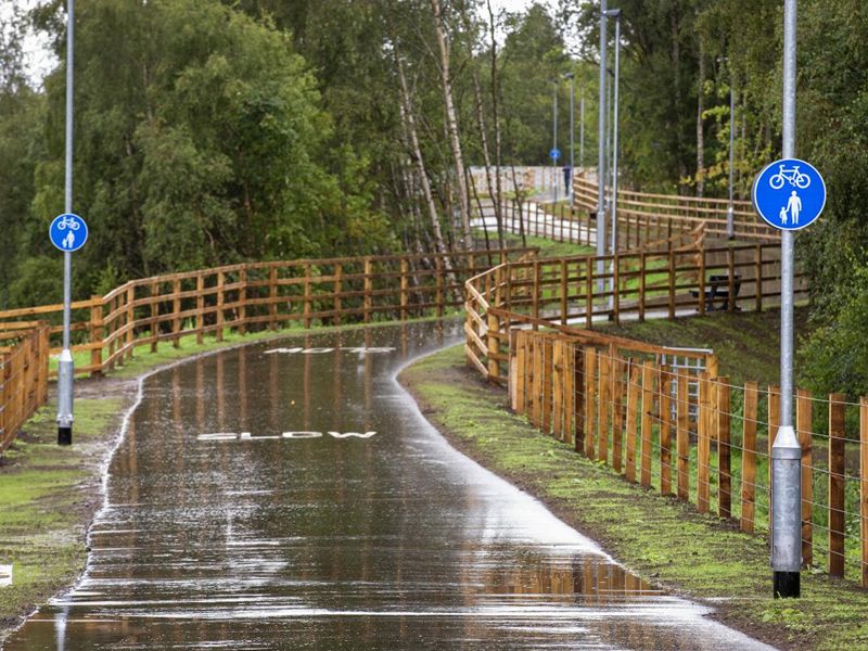 New active travel route now open at Ravenscraig