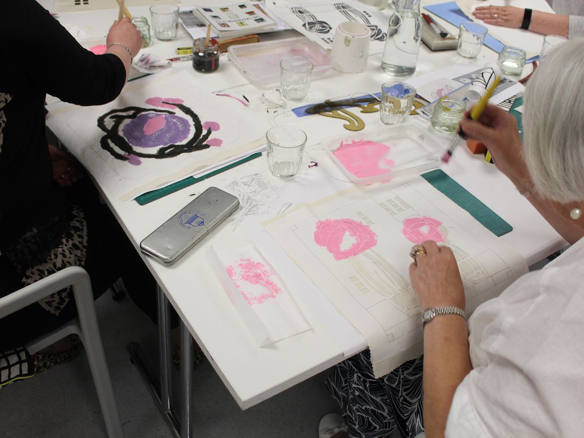 Adult Art Workshop: Make a Stencilled Fabric Panel with Astrid Weigel