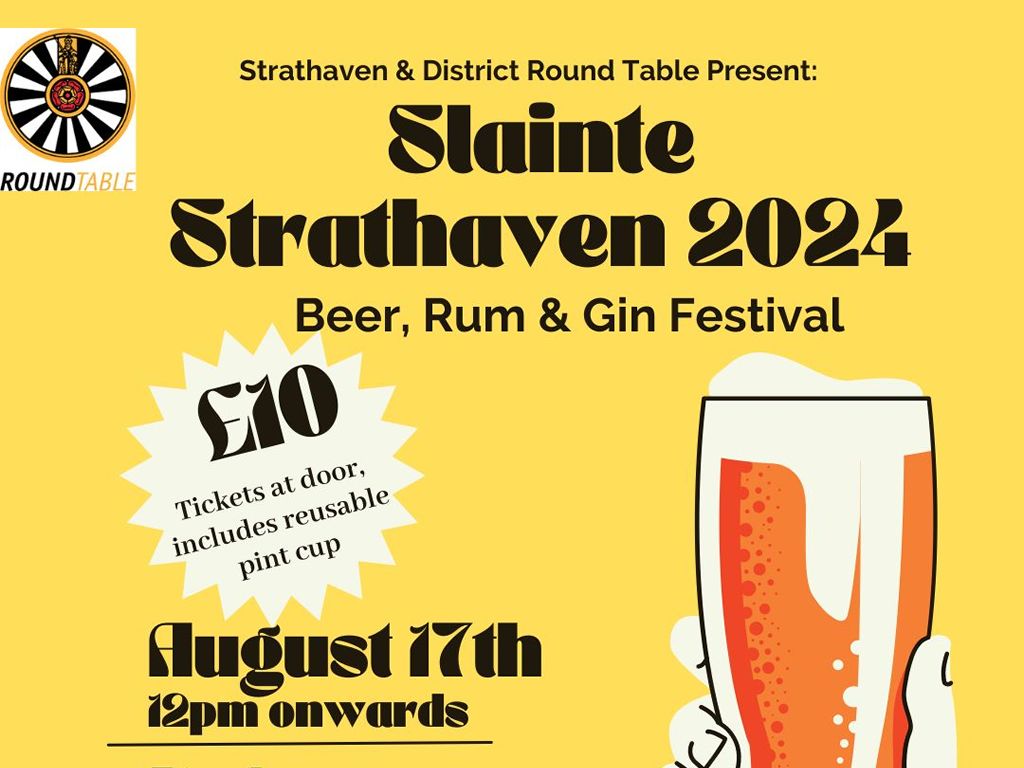 Slainte Strathaven Beer, Rum and Gin Festival